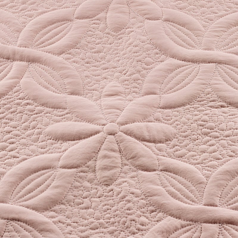 Krystal Blush Coverlet Set + Accessories