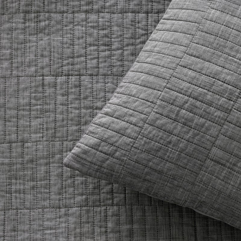 Cambridge Charcoal Bedspread Set + Accessories