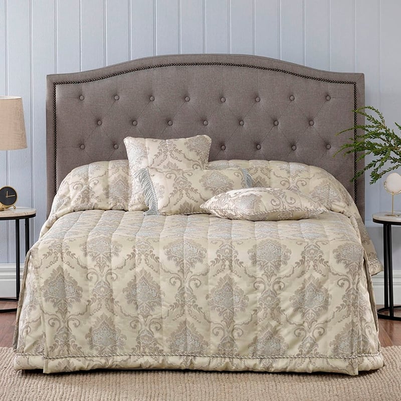Dorset Taupe Bedspread + Accessories