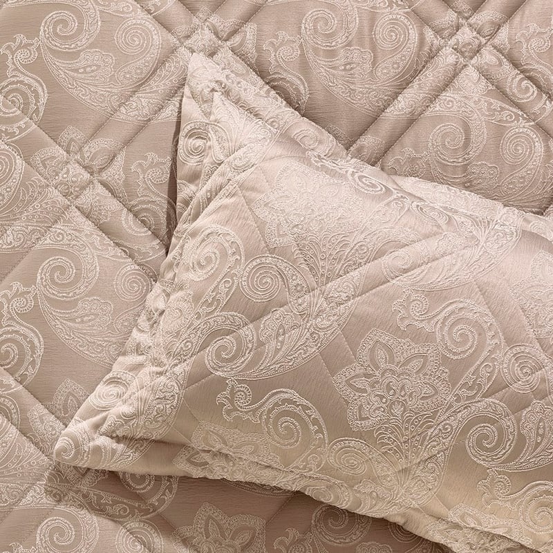 Dresden Taupe Comforter Set + Accessories