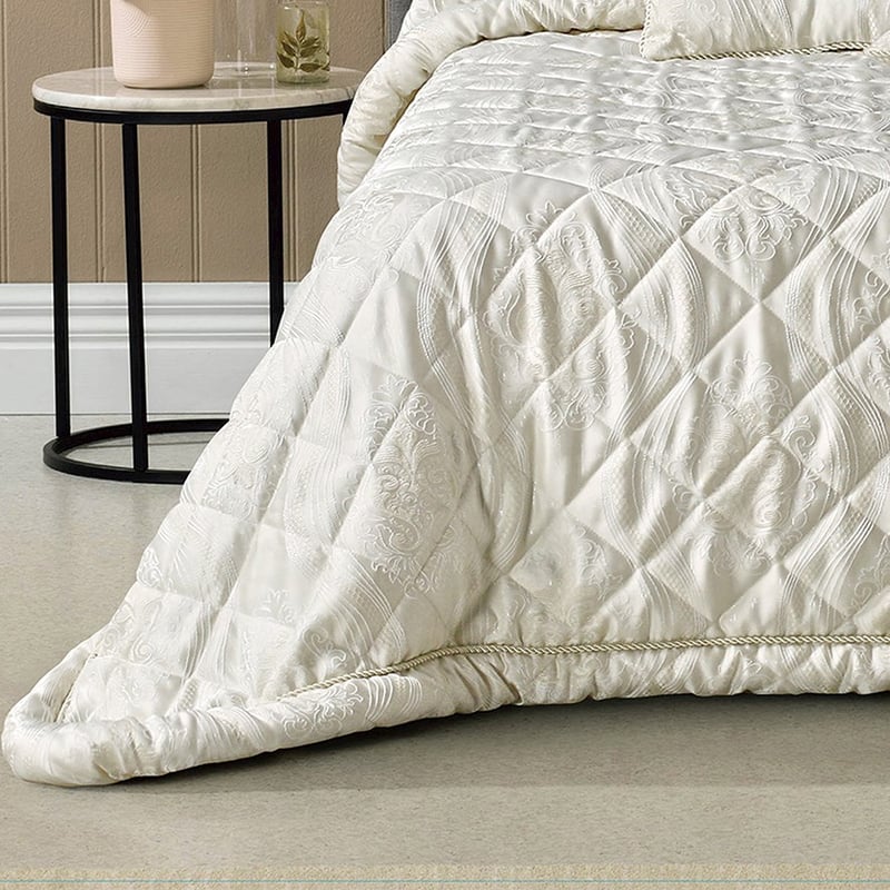 Arabella Ivory Bedspread + Accessories