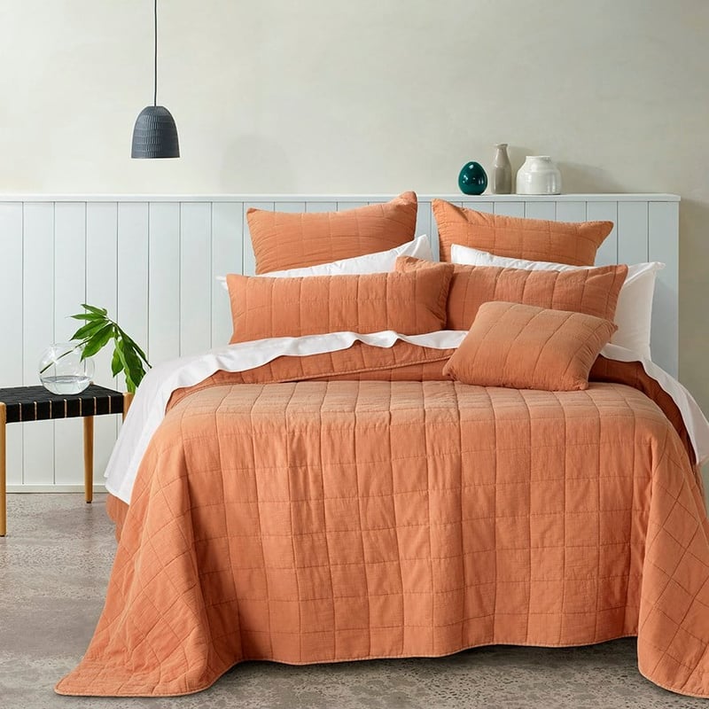 Geraldton Cinnamon Coverlet + Accessories