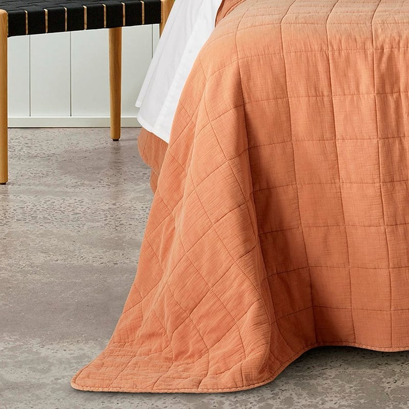 Geraldton Cinnamon Coverlet + Accessories