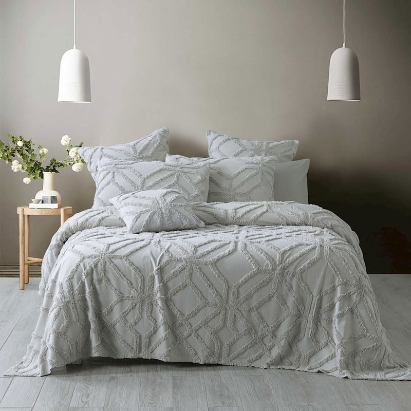 Willow Silver Coverlet Set + Accessories