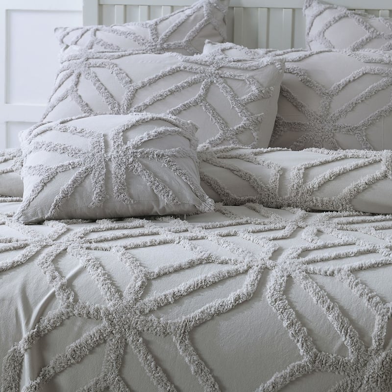 Willow Silver Coverlet Set + Accessories