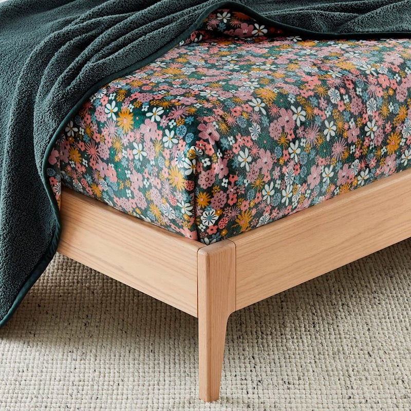 Sherpa Habitation Floral Blanket 
