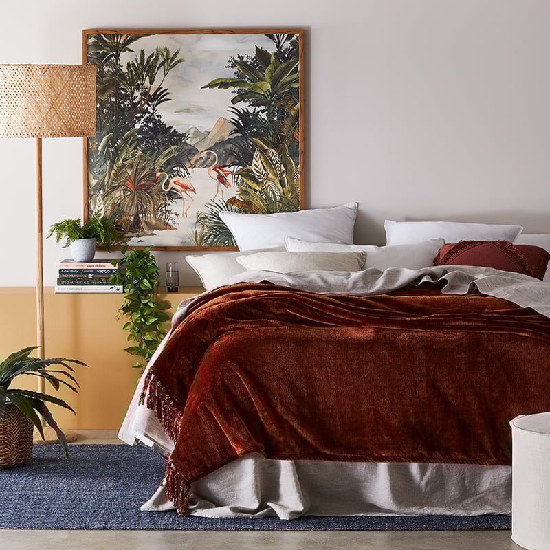 Supersoft Rust Blanket