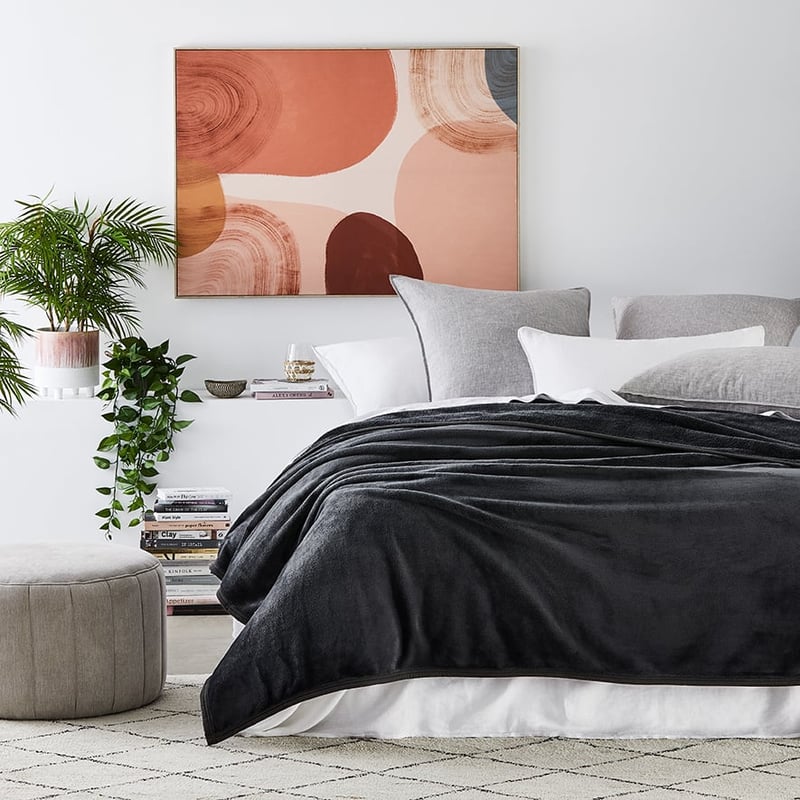 Ultrasoft Coal Blanket 