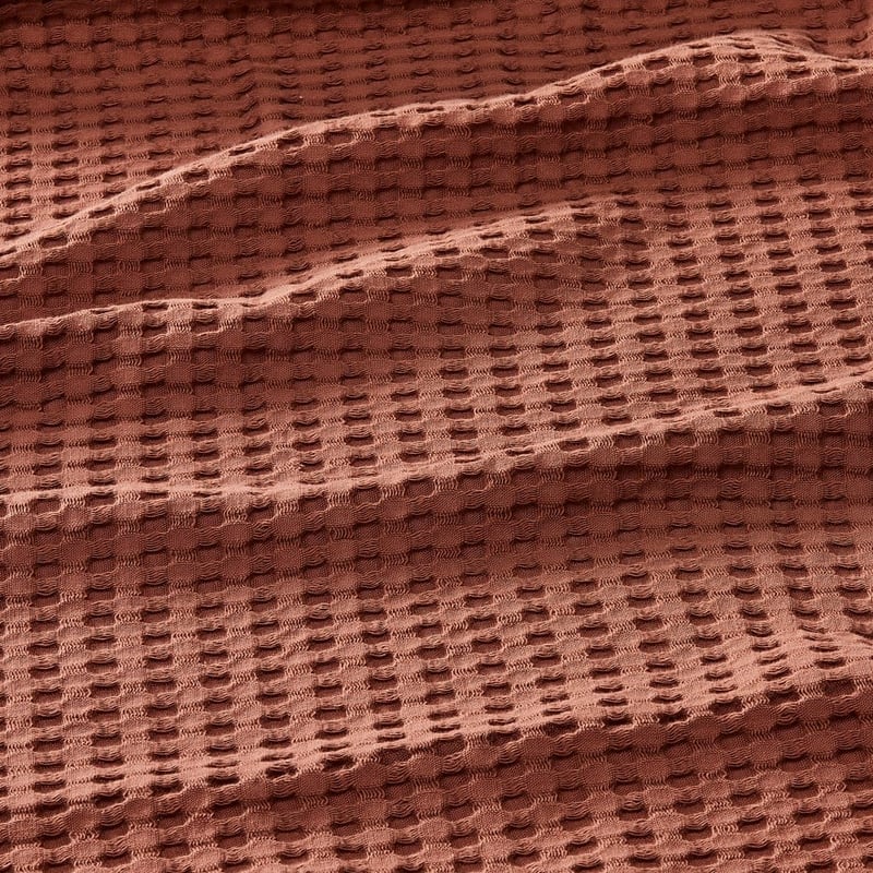 European Turkish Cotton Clay Waffle Blanket