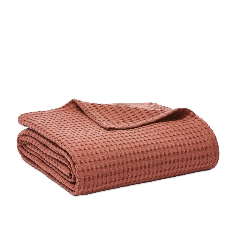 European Turkish Cotton Clay Waffle Blanket