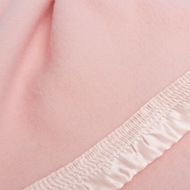 Australian Wool Dusty Pink Blanket