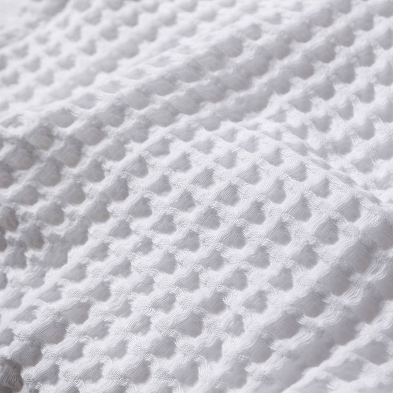 Supersoft Snow Turkish Waffle Blanket