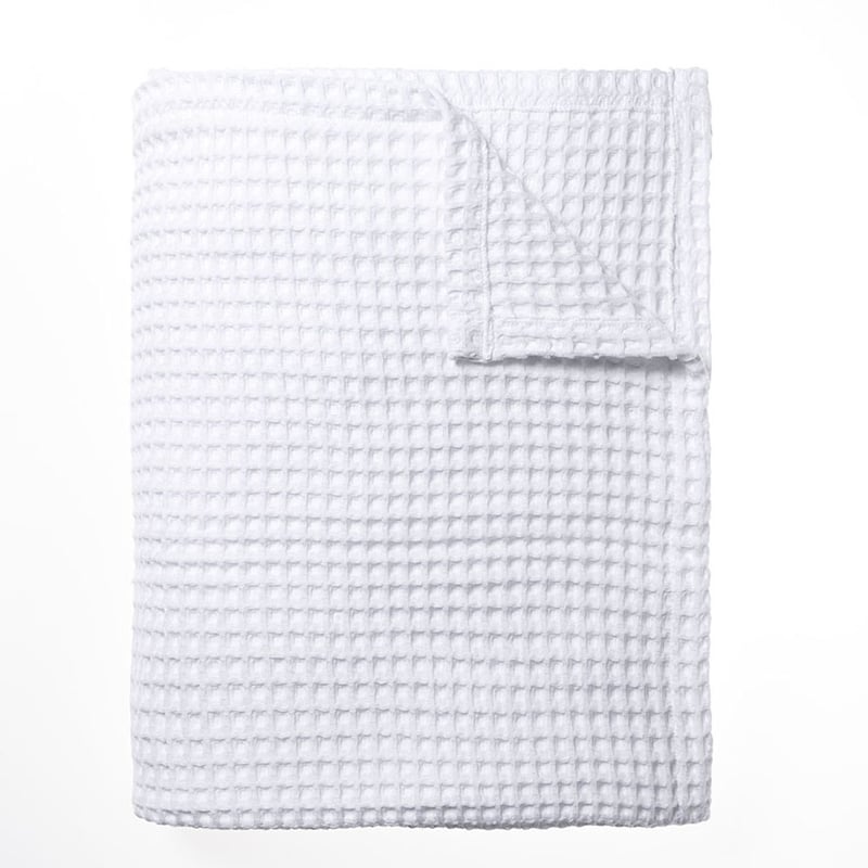 Supersoft Snow Turkish Waffle Blanket