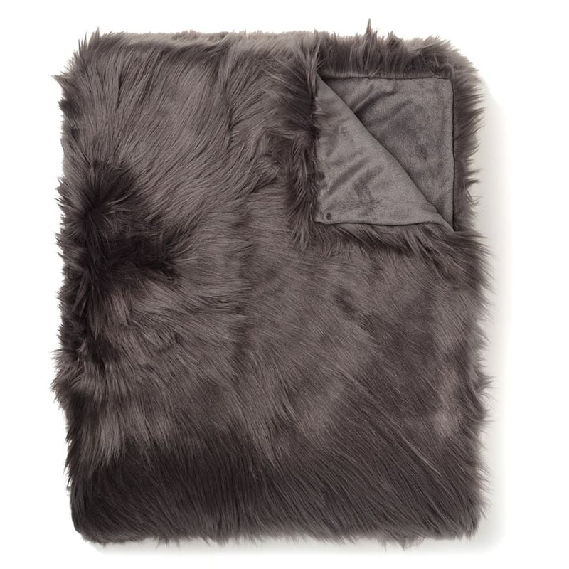 Alpine Dark Coal Blanket 