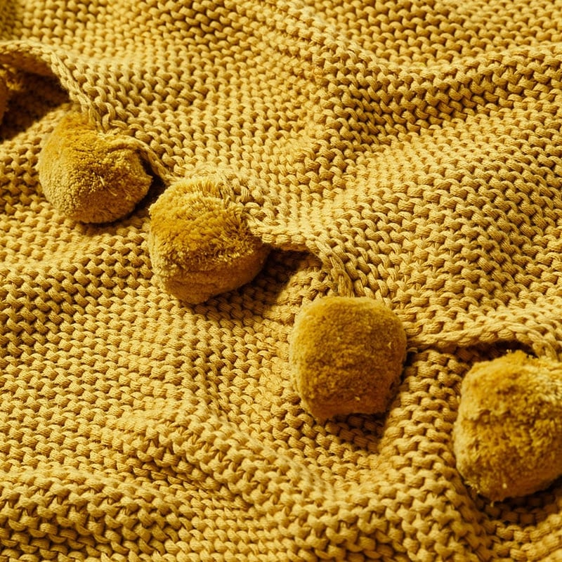 Marrakesh Mustard Blanket