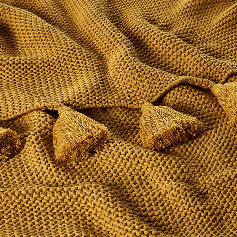 Casablanca Mustard Blanket