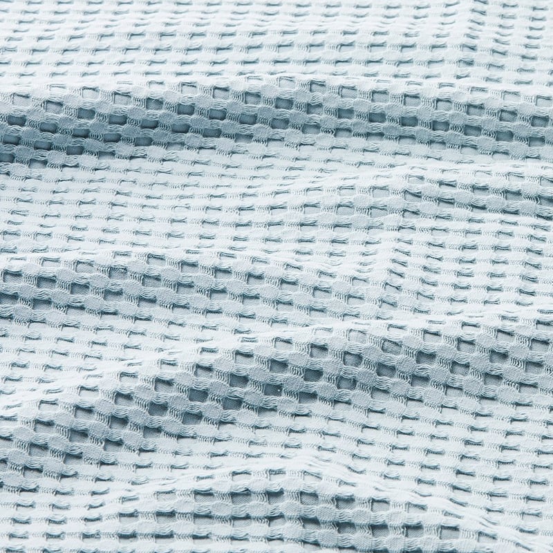 European Turkish Cotton Sage Waffle Blanket - OLD 
