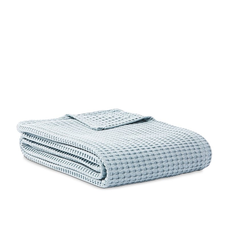 European Turkish Cotton Sage Waffle Blanket - OLD 