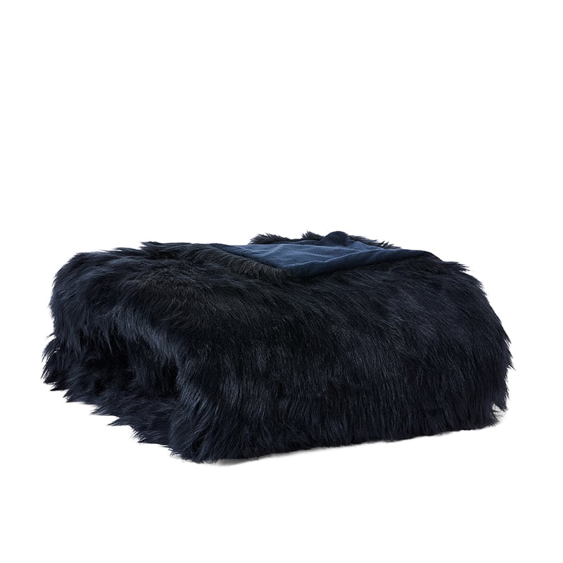 Alpine Midnight Fur Blanket