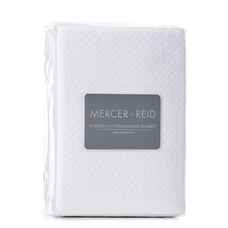 Bamboo Cotton Snow Diamond Blanket