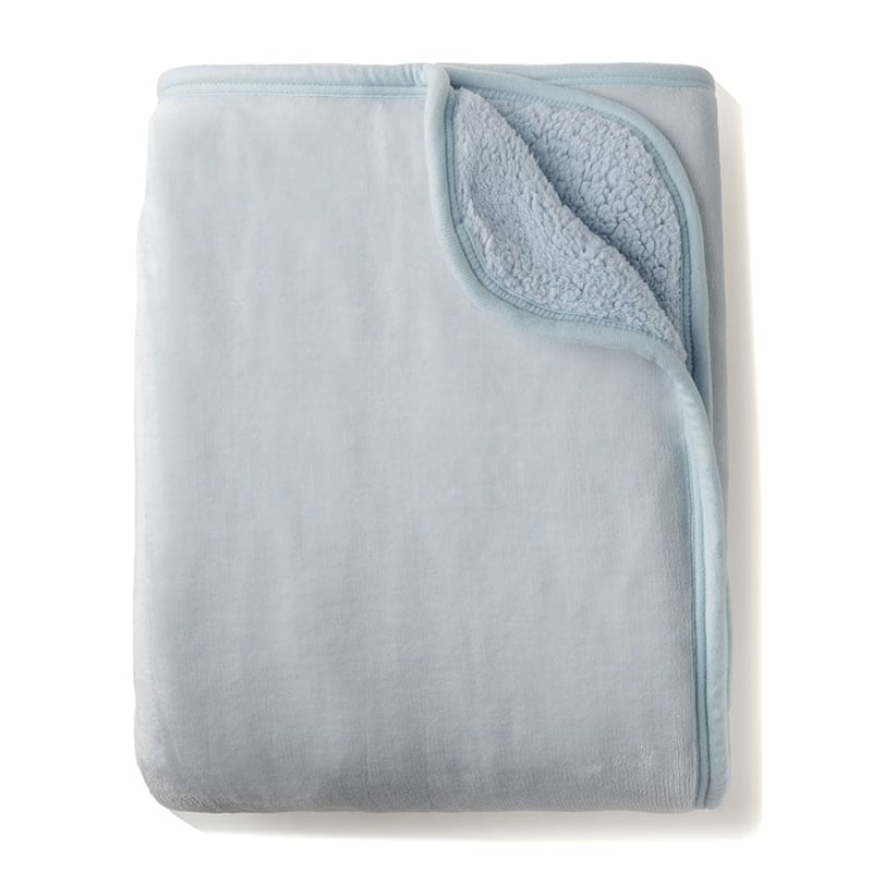 Sherpa Pale Blue Blanket