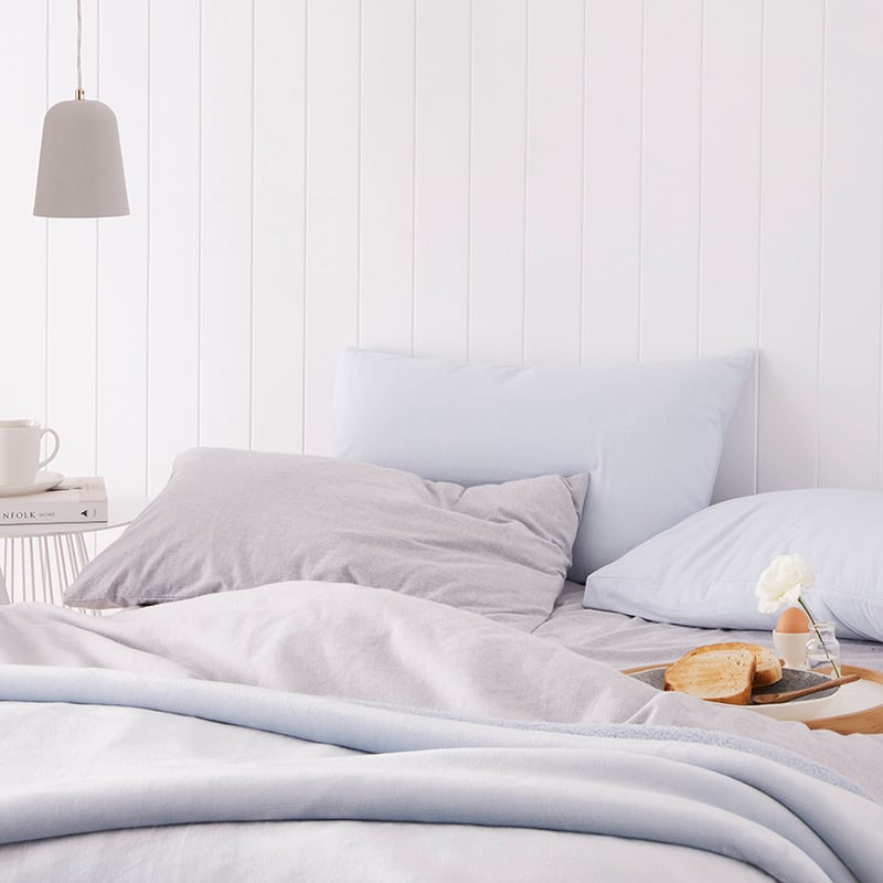 Sherpa Pale Blue Blanket