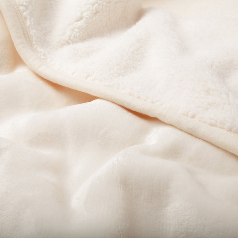 Sherpa Winter White Blanket