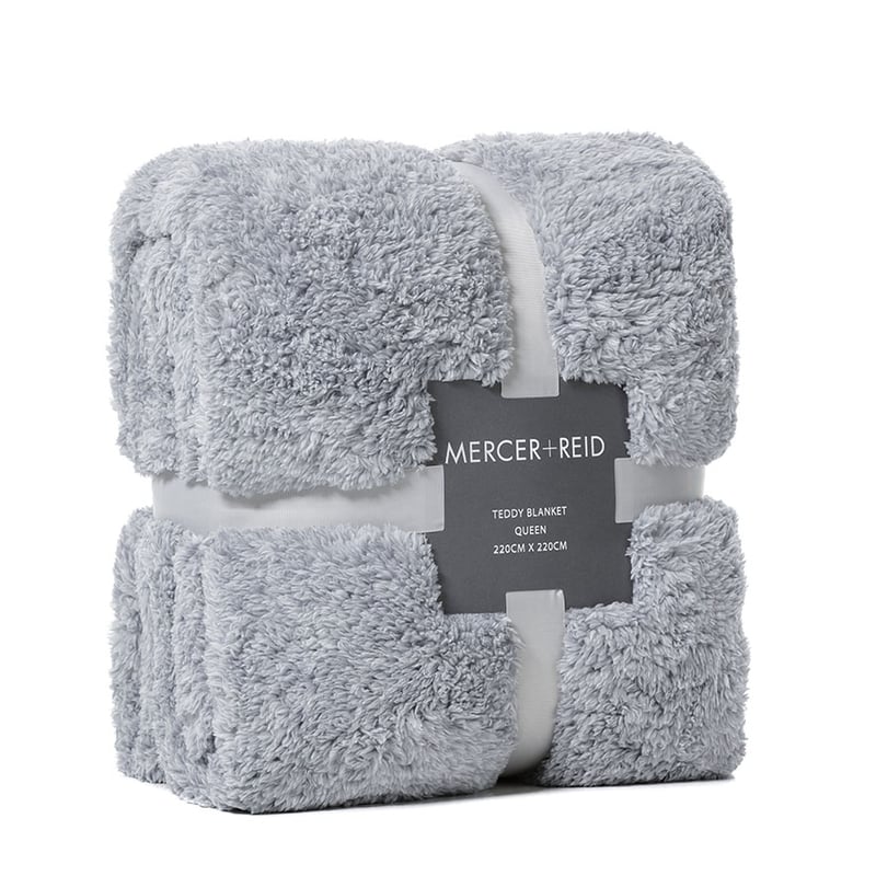 Teddy Grey Marle Blanket