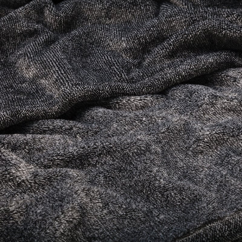 Ultra Soft Charcoal Stripe Blanket