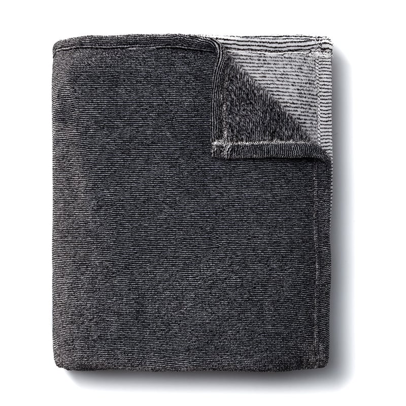 Ultra Soft Charcoal Stripe Blanket