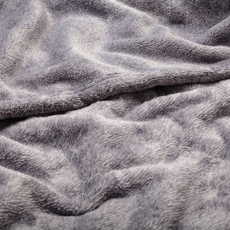 Ultra Soft Grey Stripe Blanket