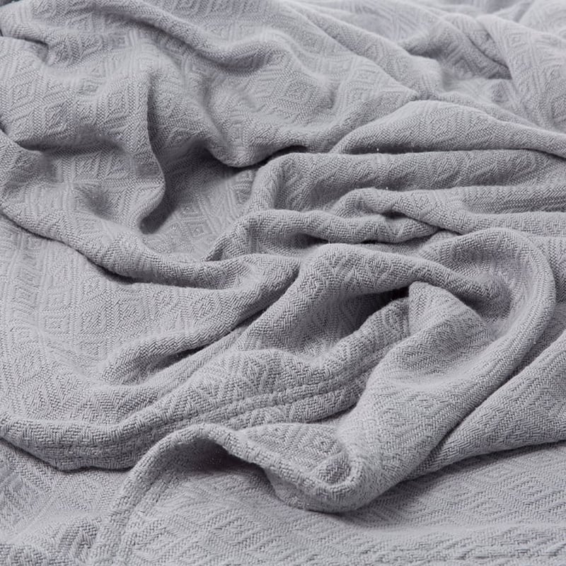 Bamboo Cotton Platinum Lattice Blanket