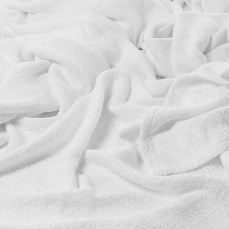 Bamboo Cotton Snow Lattice Blanket