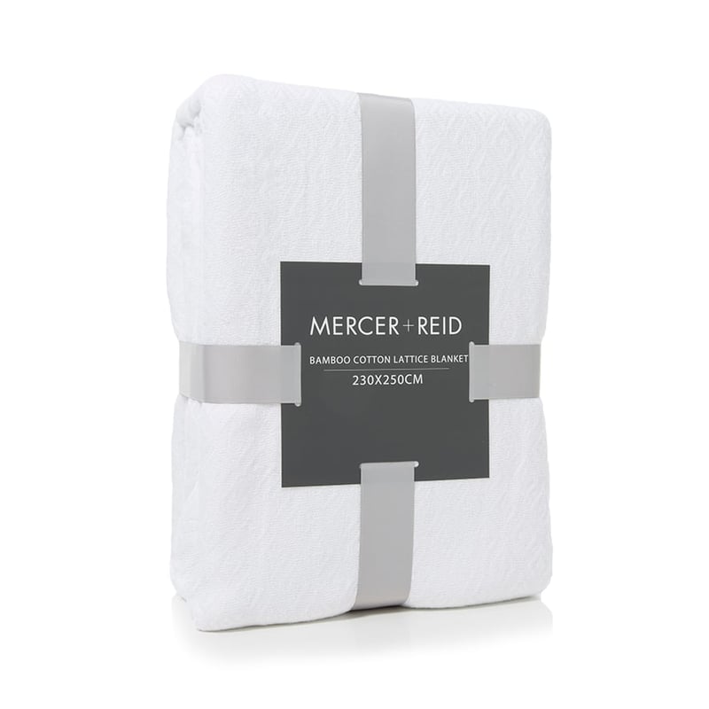 Bamboo Cotton Snow Lattice Blanket