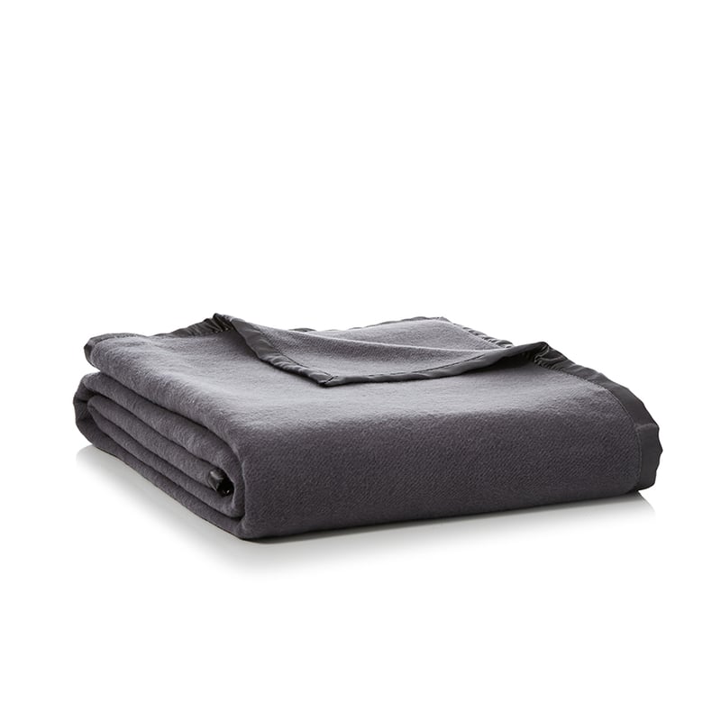 Bamboo Grey Wool Blanket