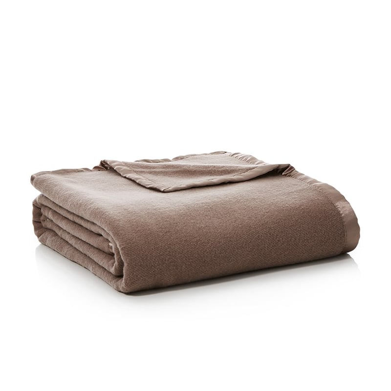 Bamboo Latte Wool Blanket