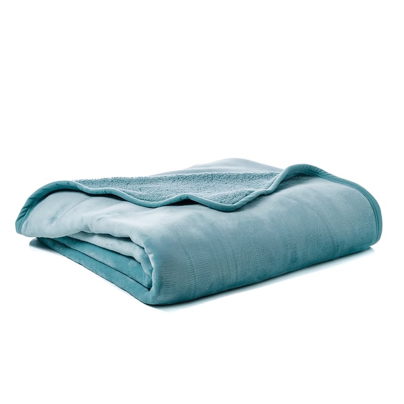 Sherpa Mist Green Blanket