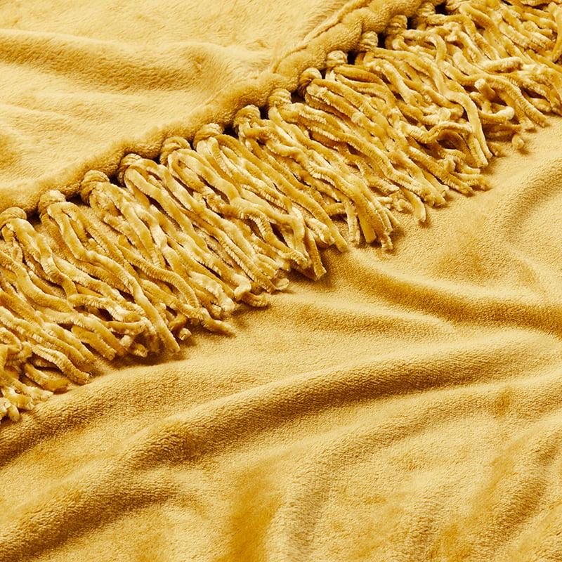 Supersoft Mustard  Blanket