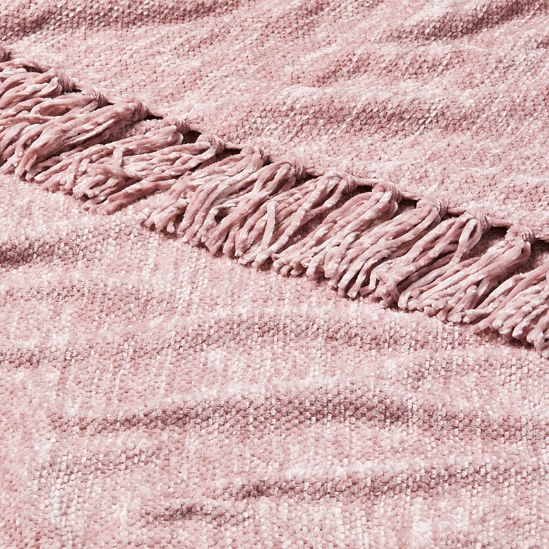 Chenille Rose Blanket