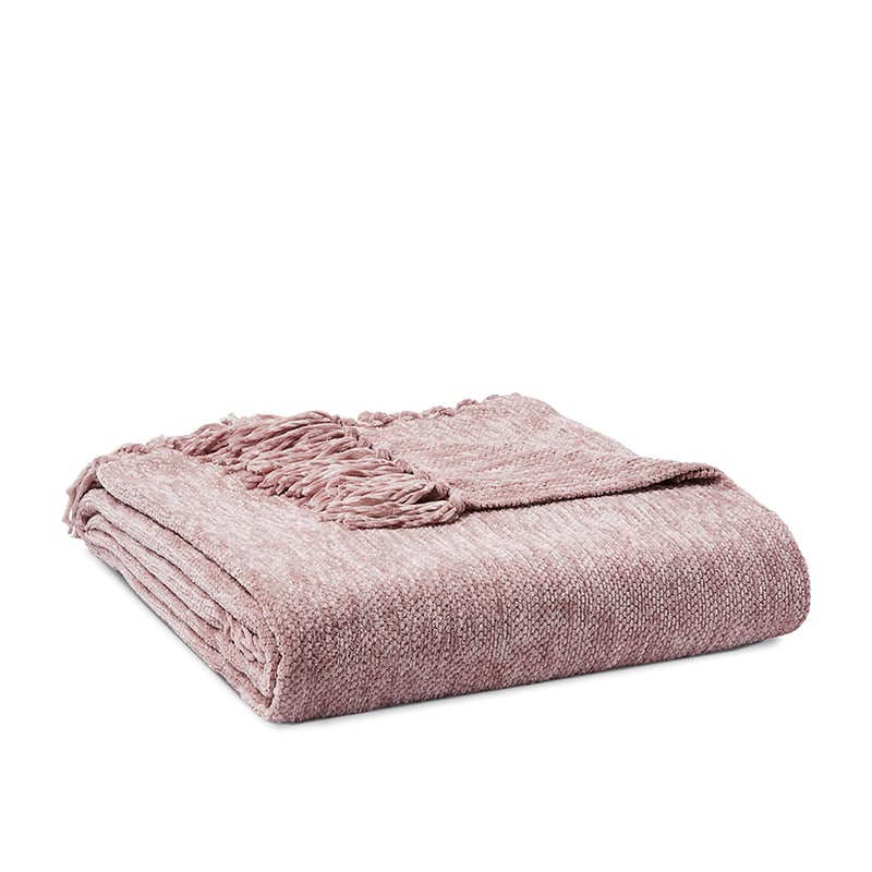 Chenille Rose Blanket