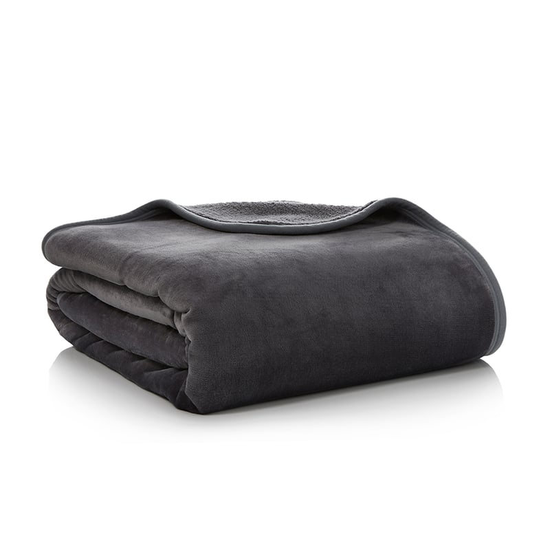 Sherpa Storm Grey Blanket