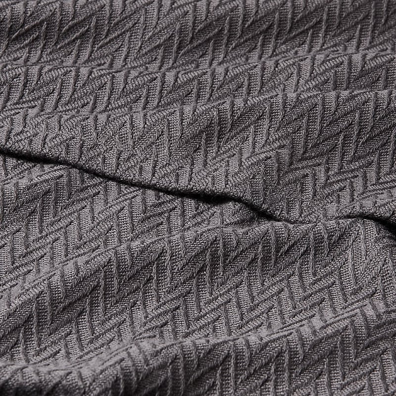 Summer Weight Coal Cotton Bamboo Blanket