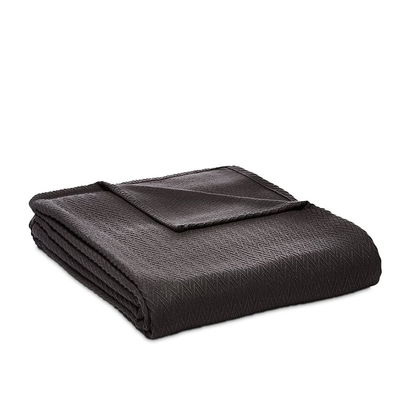 Summer Weight Coal Cotton Bamboo Blanket