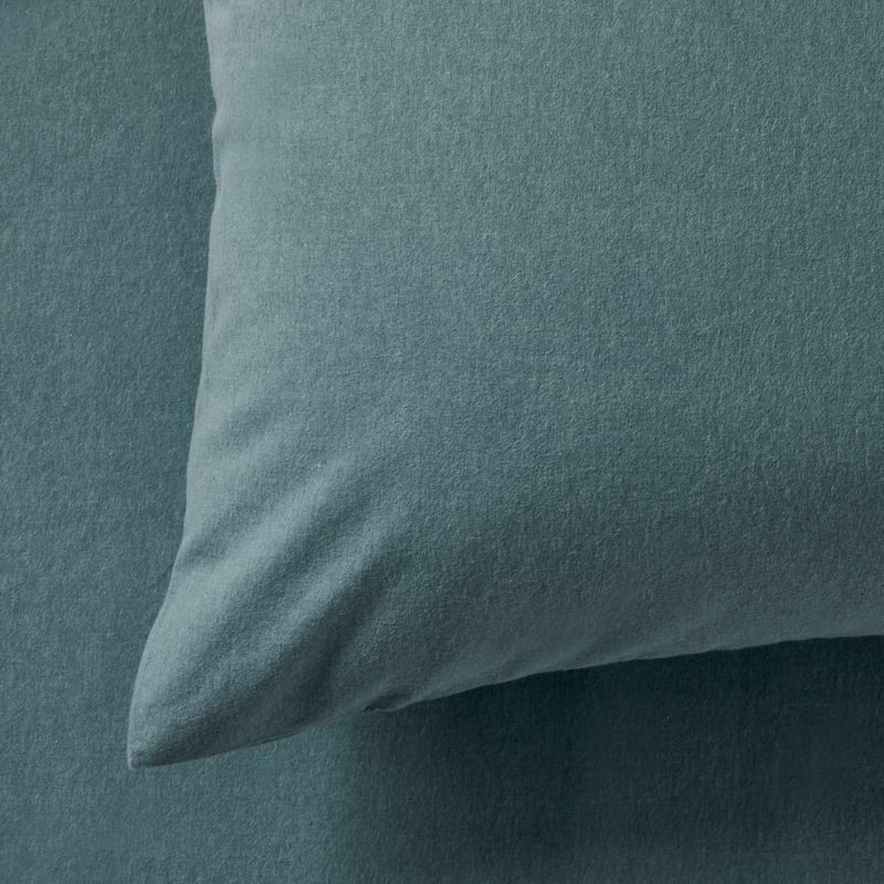 Plain Dyed Flannelette Sage Sheet Set