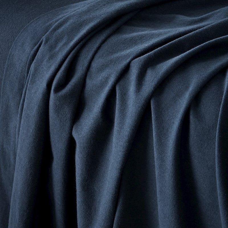 Flannelette Navy Sheet Set