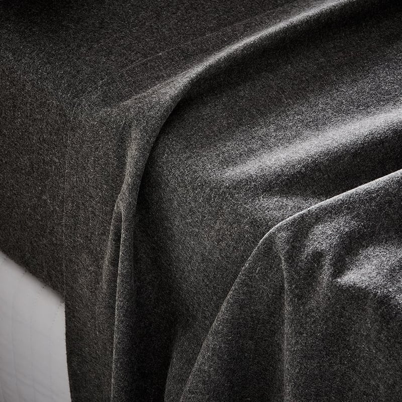 Super Soft Brushed Flannelette Charcoal Sheet Separates