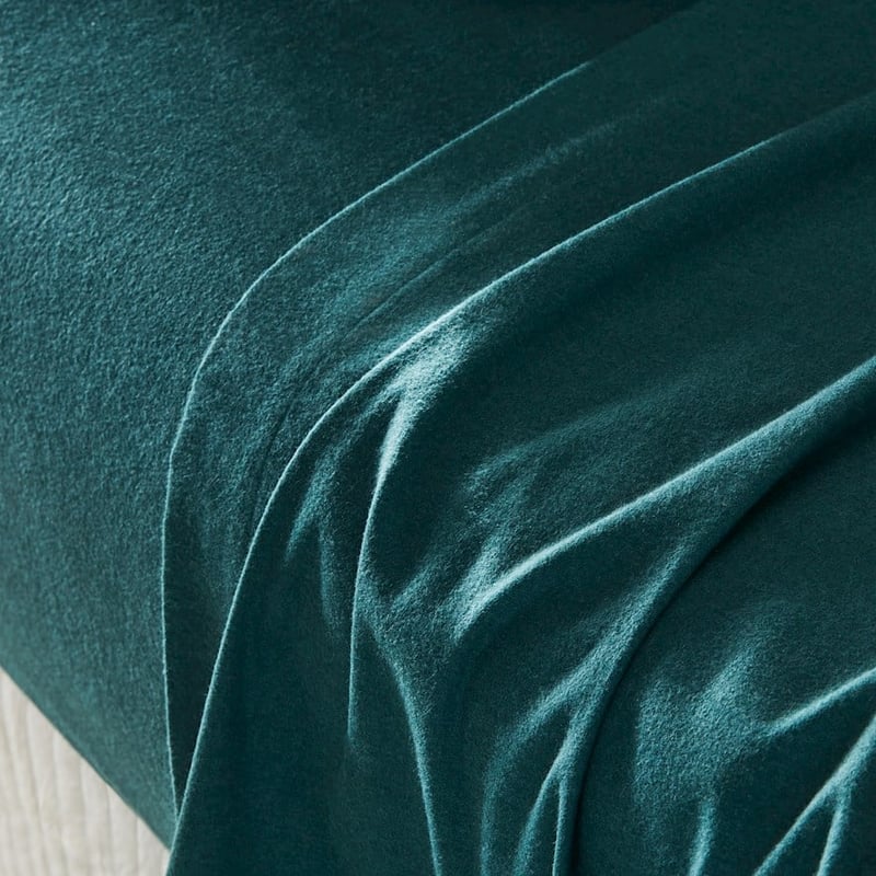 Super Soft Brushed Flannelette Pine Sheet Separates + Pillowcases
