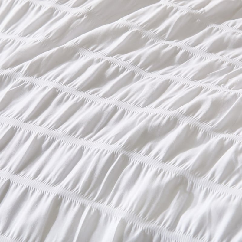 Kizzy White Quilt Cover Set + Separates