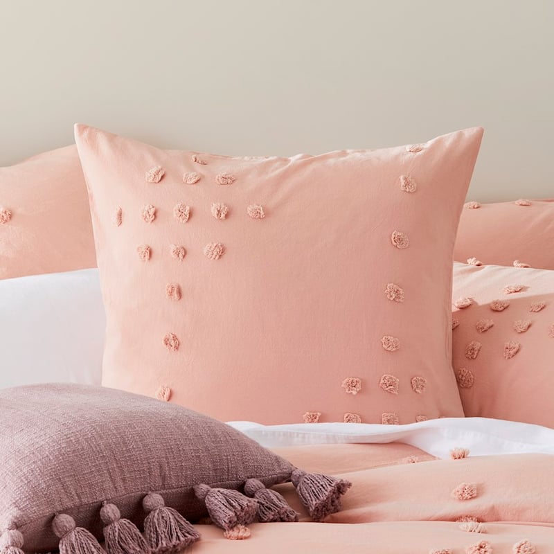 Logan Chenille Pink Pillowcase