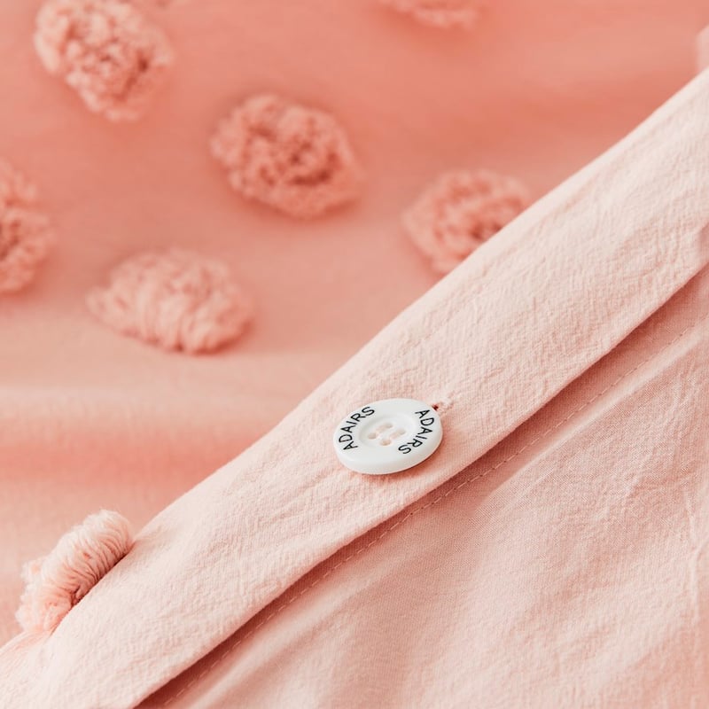 Logan Chenille Pink Quilt Cover Set + Separates